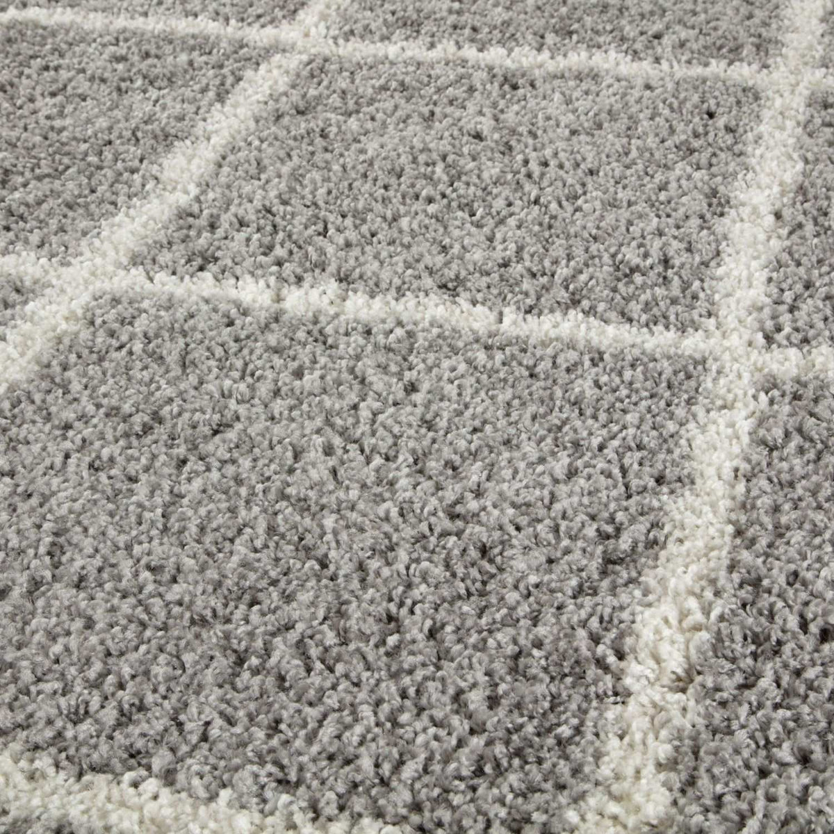 Moroccan Grey Shaggy Rug – 510