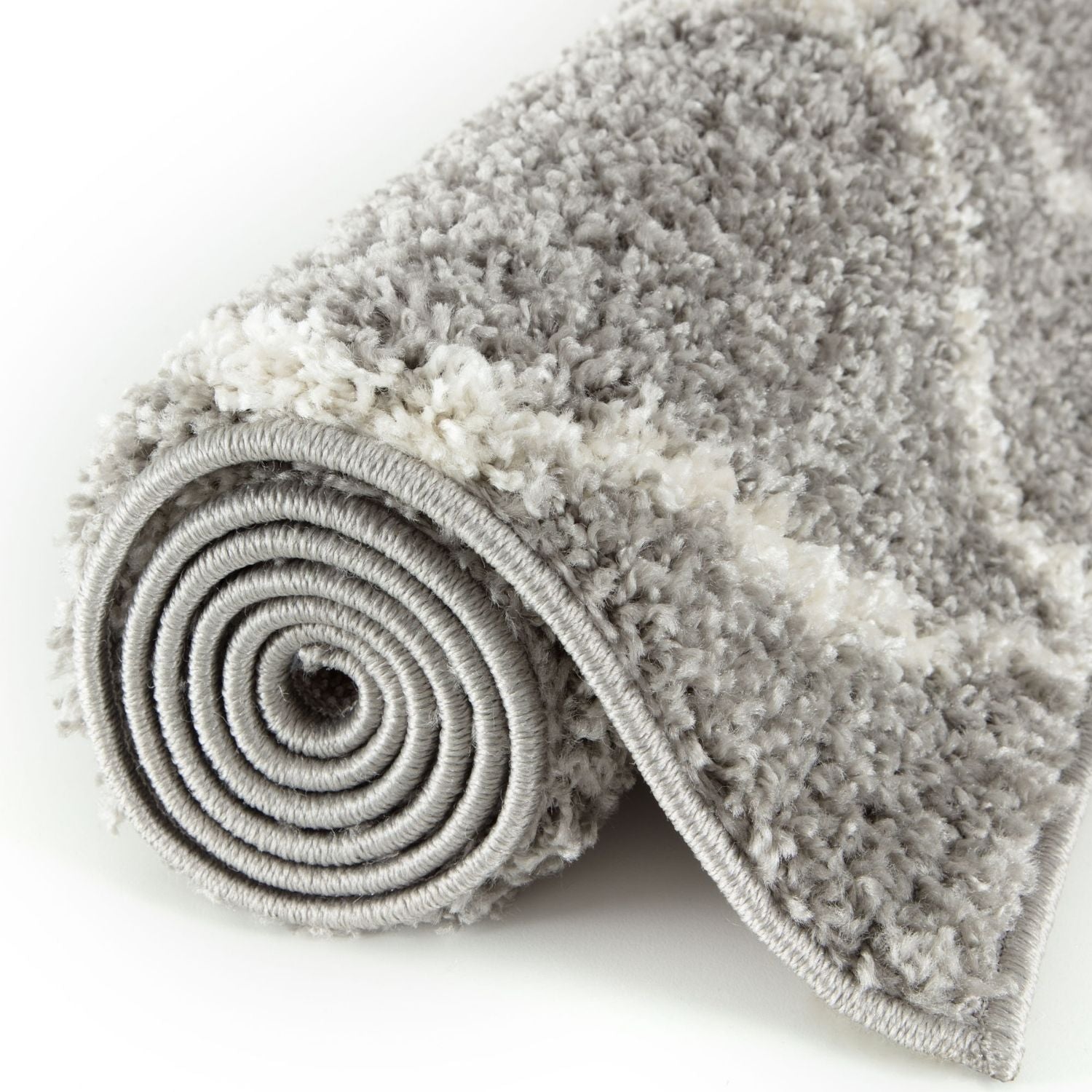 Moroccan Grey Shaggy Rug – 510