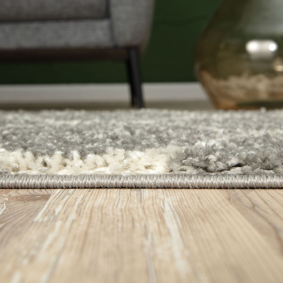 Moroccan Grey Shaggy Rug – 510