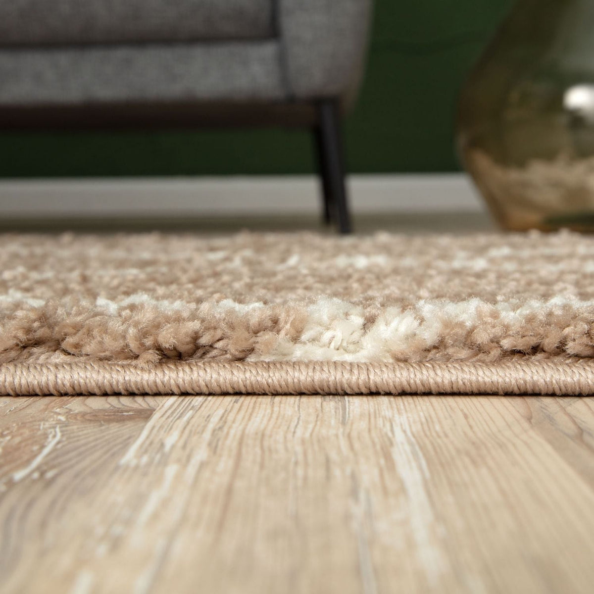 Moroccan Beige Shaggy Rug – 520