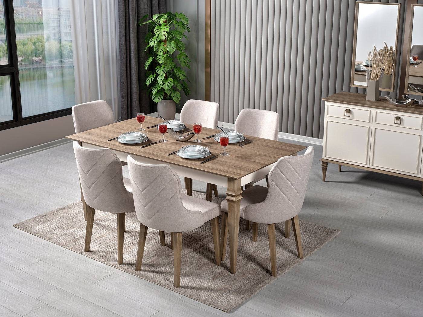 Sahra Dining Room by Netline Interiors