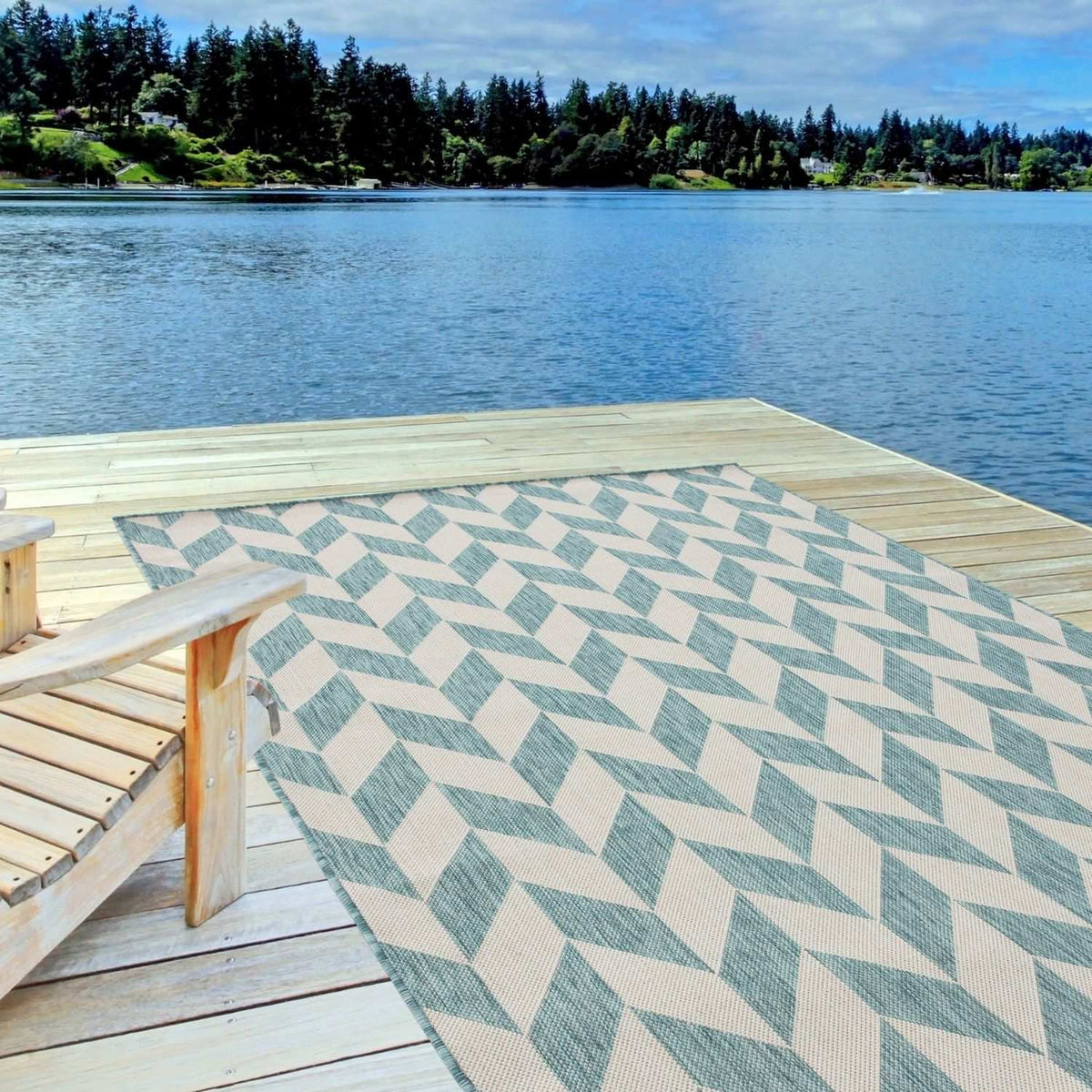 Ecology Outdoor Rug Aqua – 600Aq