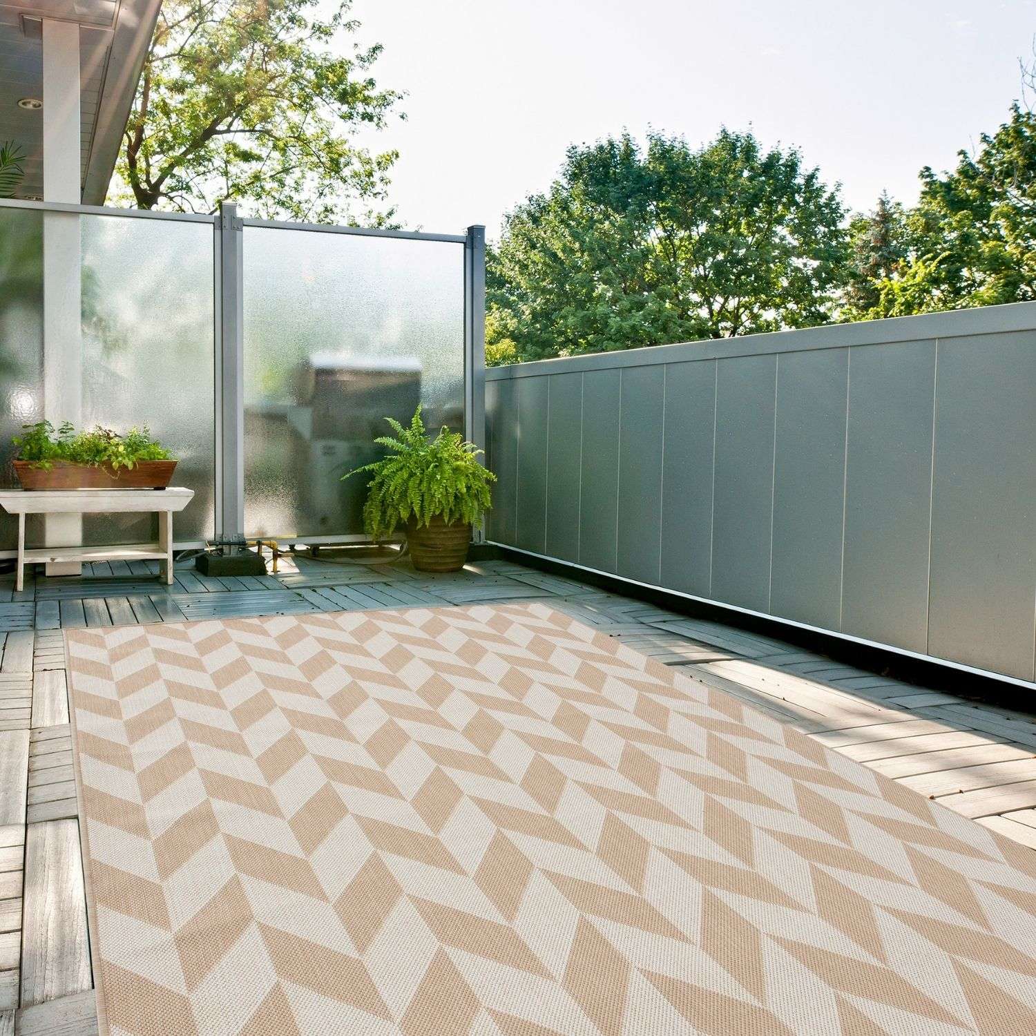 Ecology Outdoor Rug Beige – 600Be