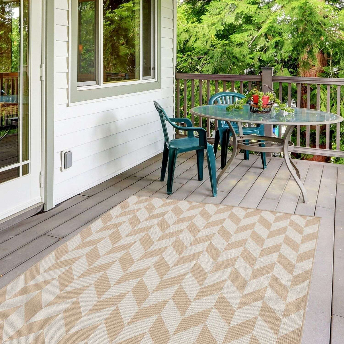 Ecology Outdoor Rug Beige – 600Be