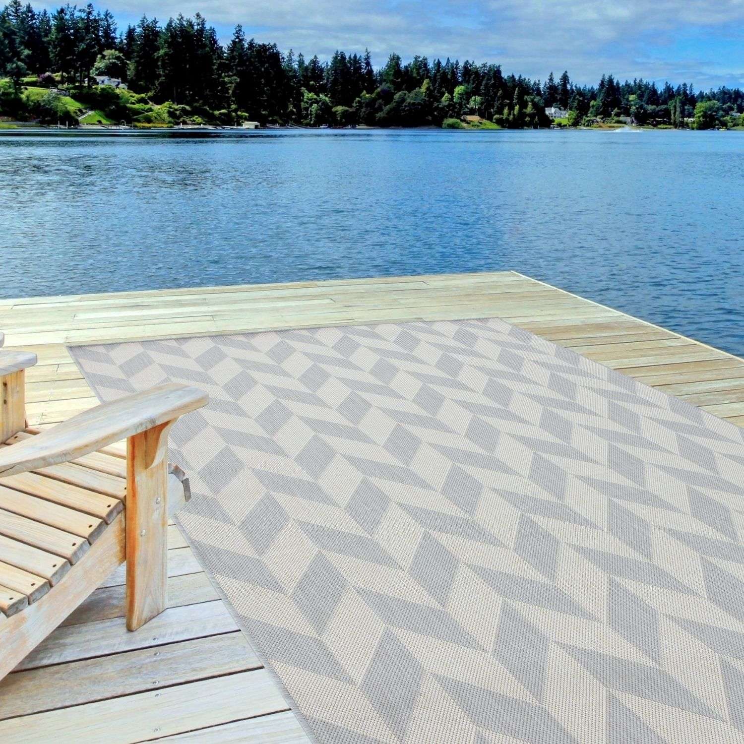 Ecology Outdoor Rug Grey – 600G