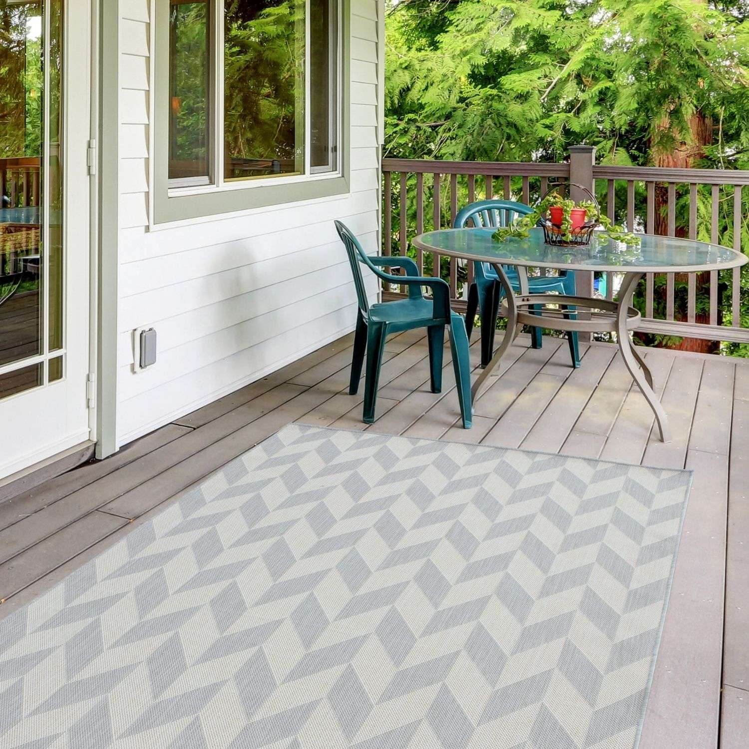 Ecology Outdoor Rug Grey – 600G