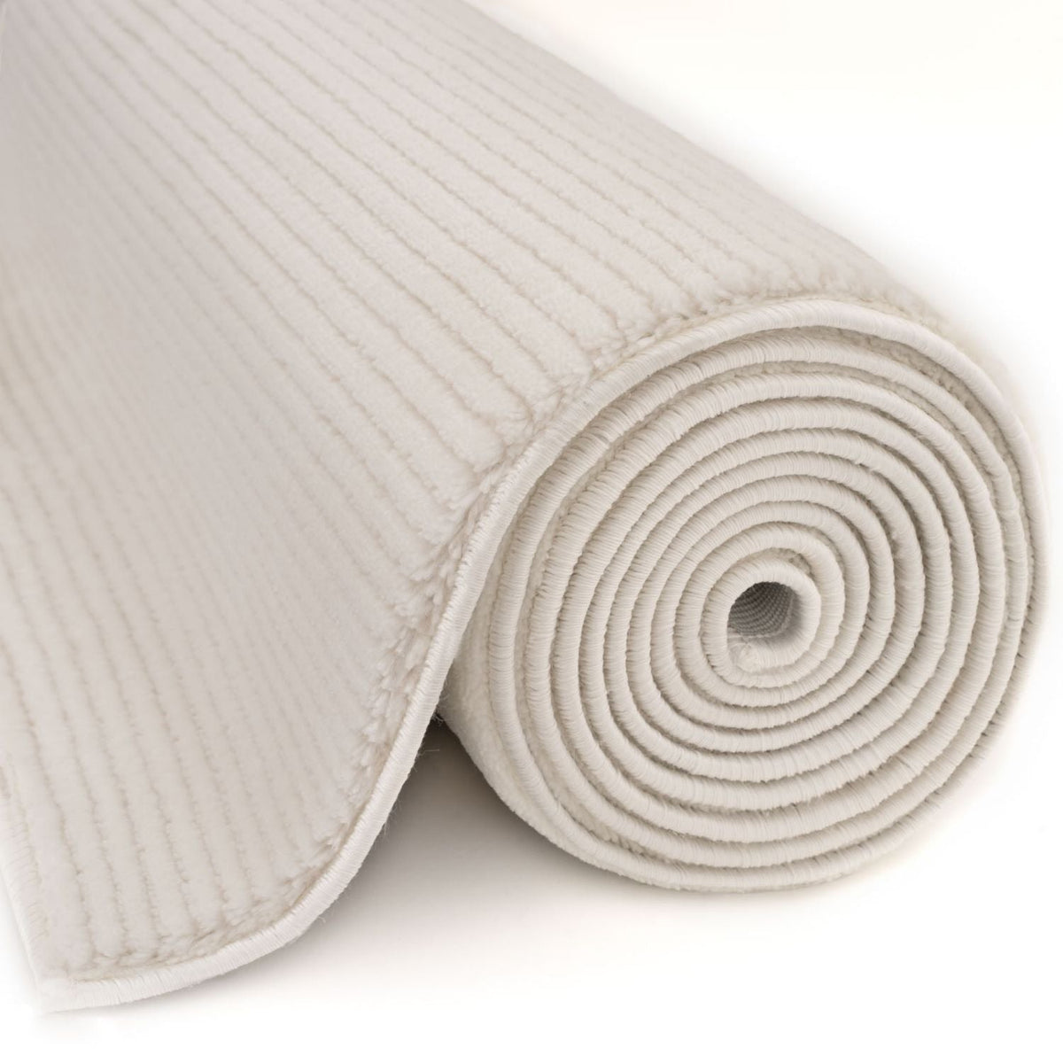 Carmel Cream Striped Rug – 6010