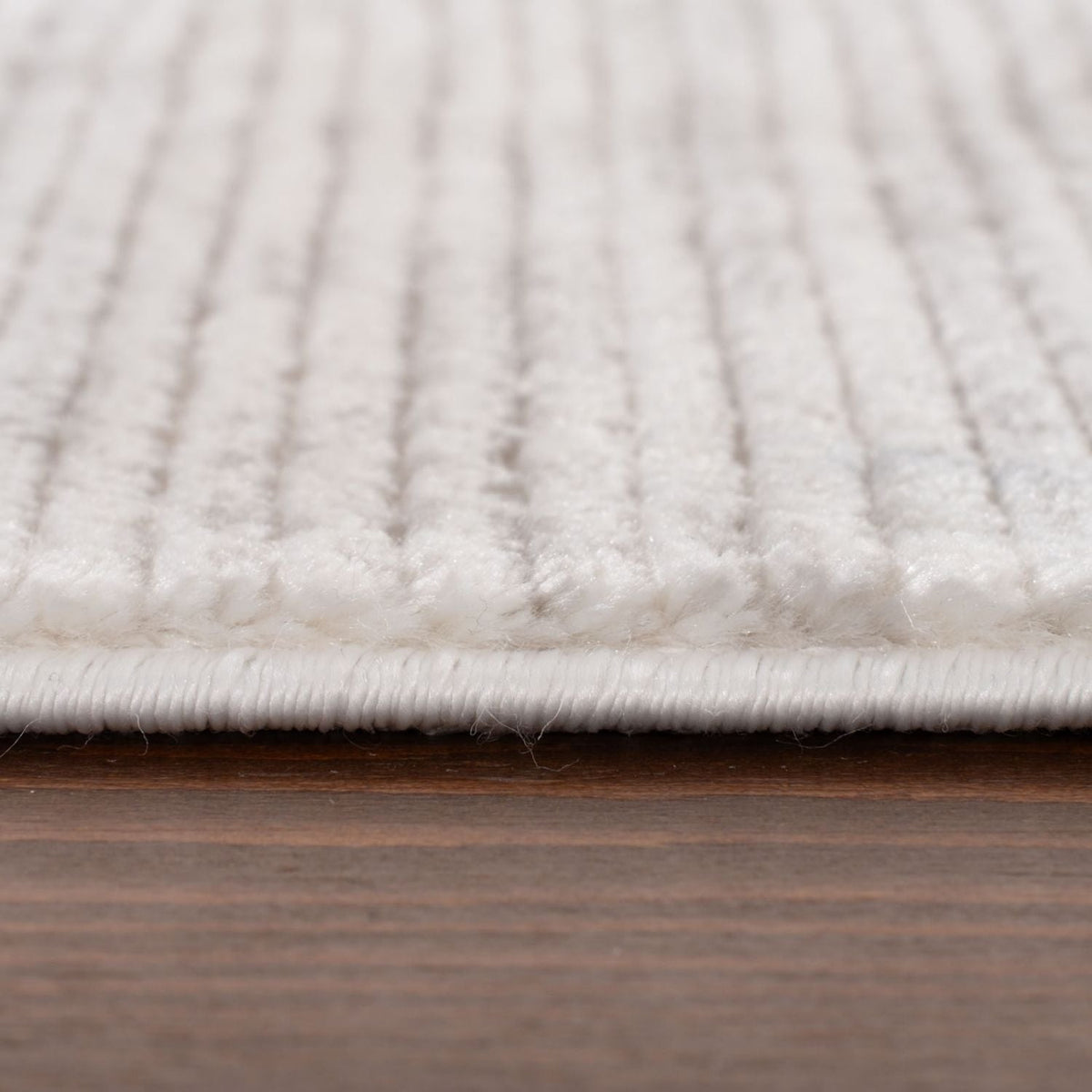 Carmel Cream-Grey Striped Rug – 6010