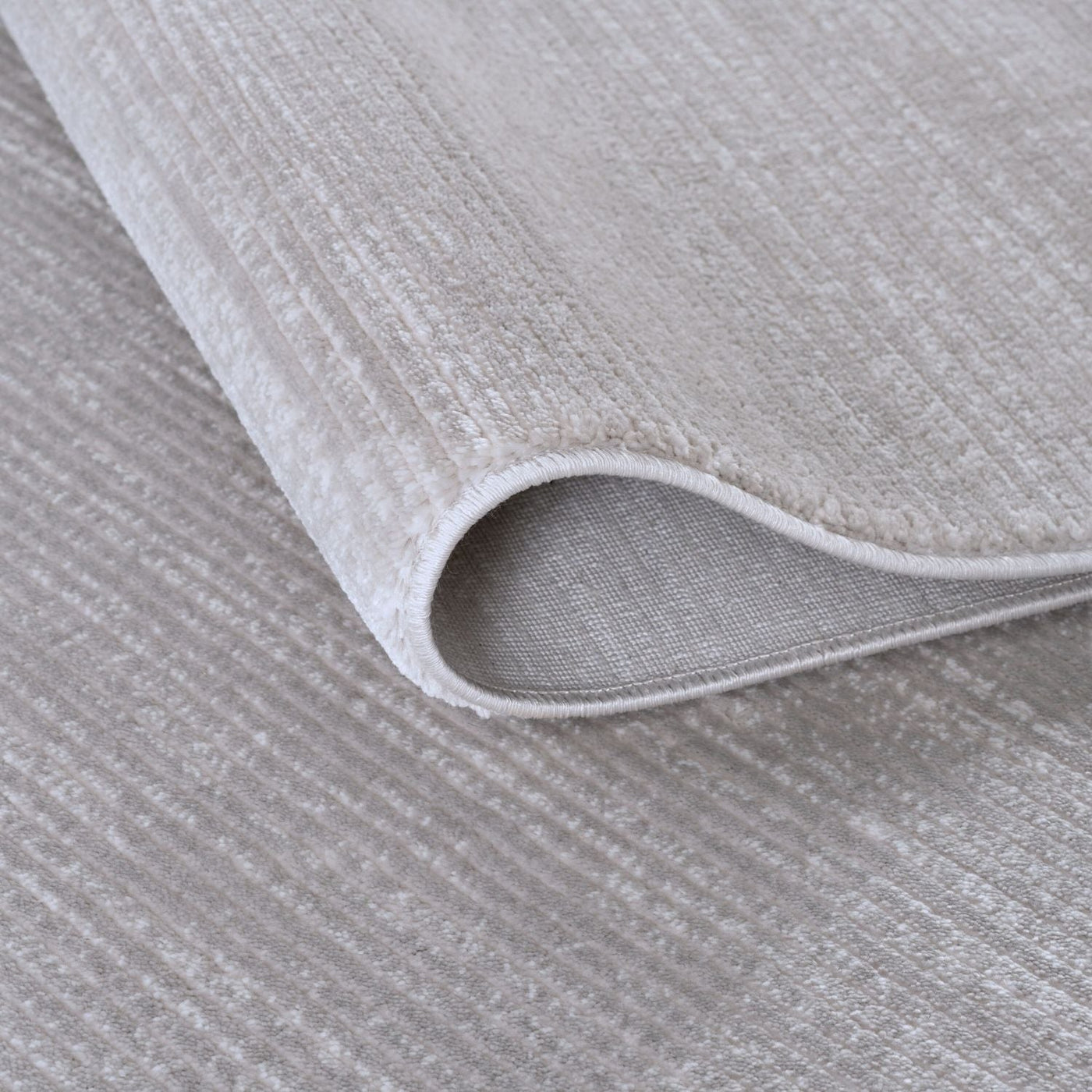 Carmel Grey-Cream Striped Rug – 6020