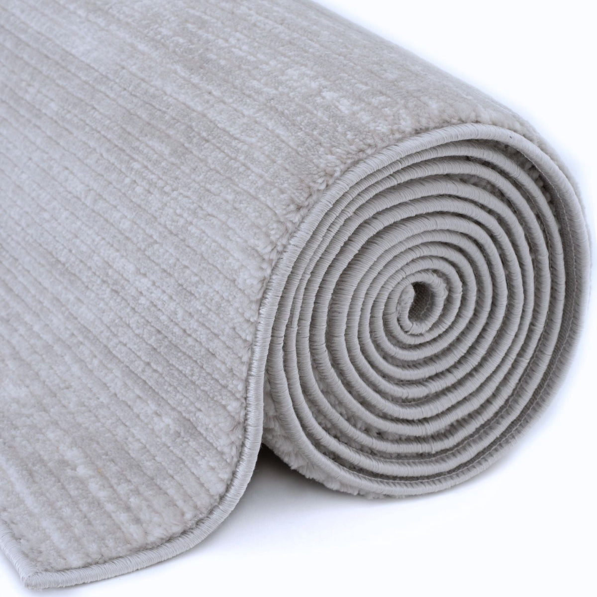 Carmel Grey-Cream Striped Rug – 6020