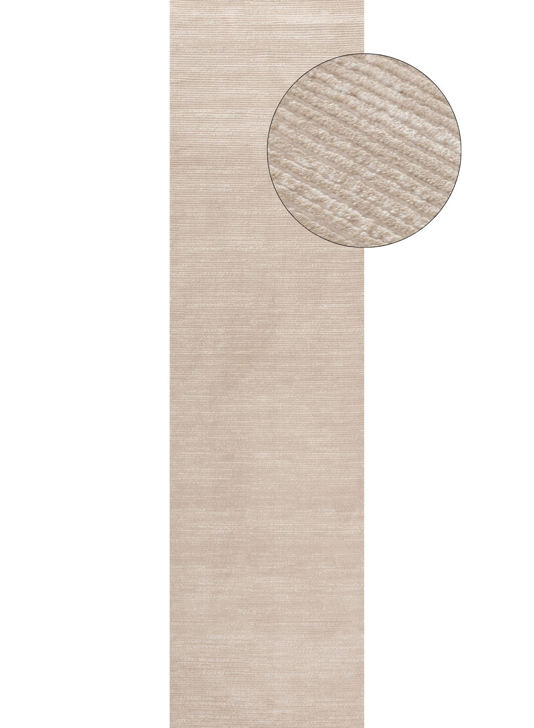 Carmel Beige-Cream Striped Rug – 6020