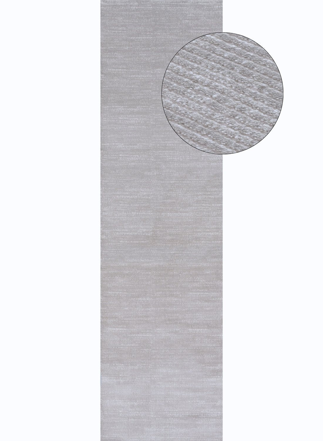 Carmel Grey-Cream Striped Rug – 6020