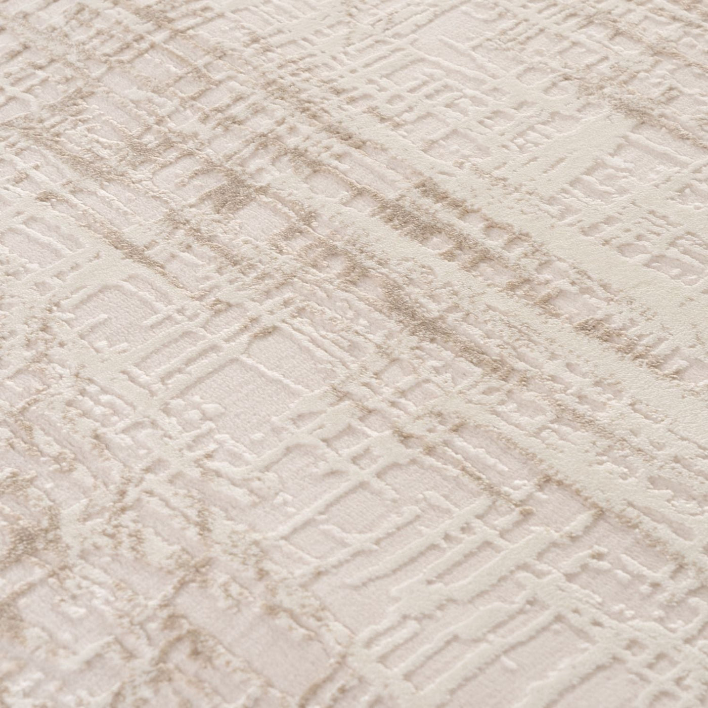 Carmel Cream-Beige Abstract Rug – 6030
