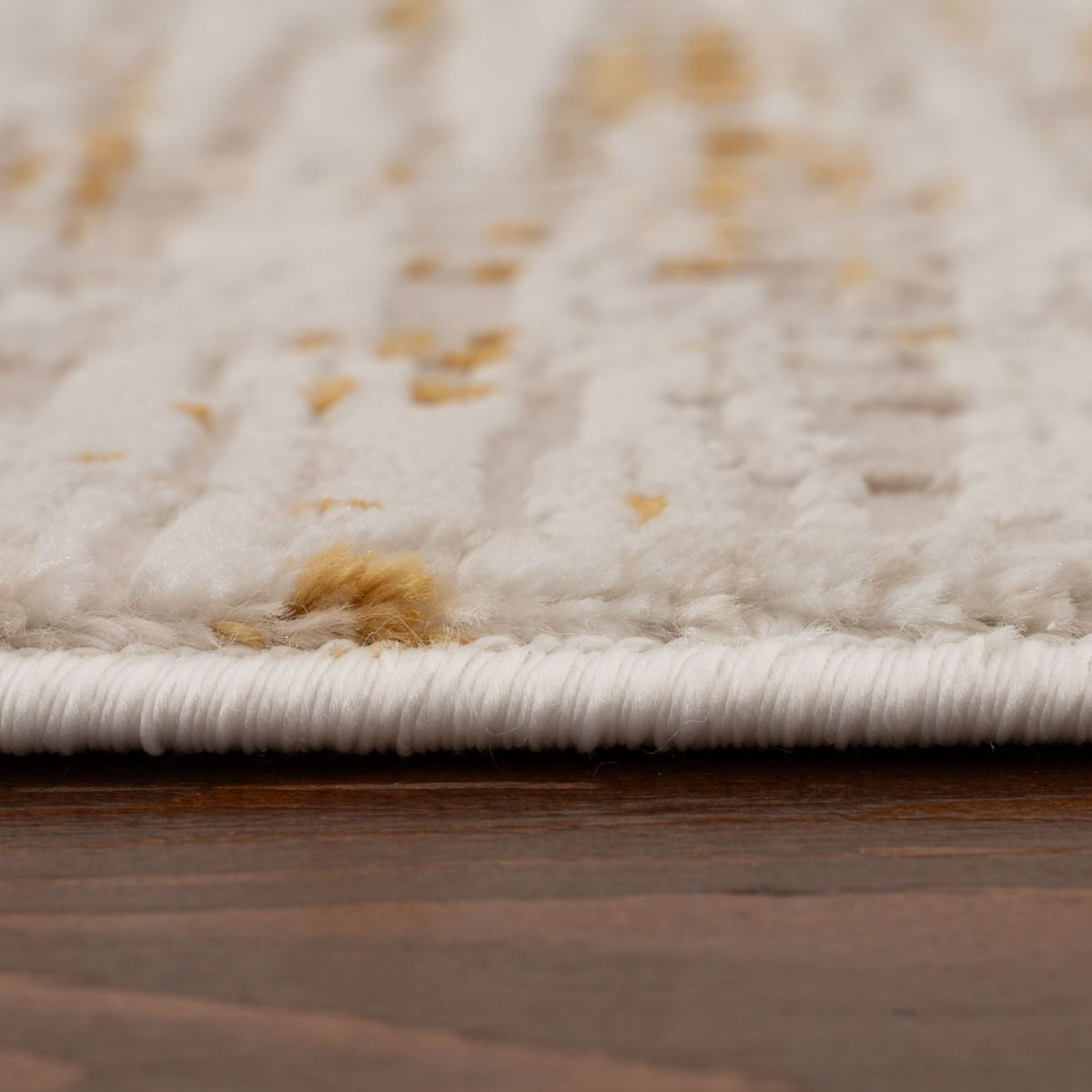 Carmel Cream-Gold Abstract Rug – 6030