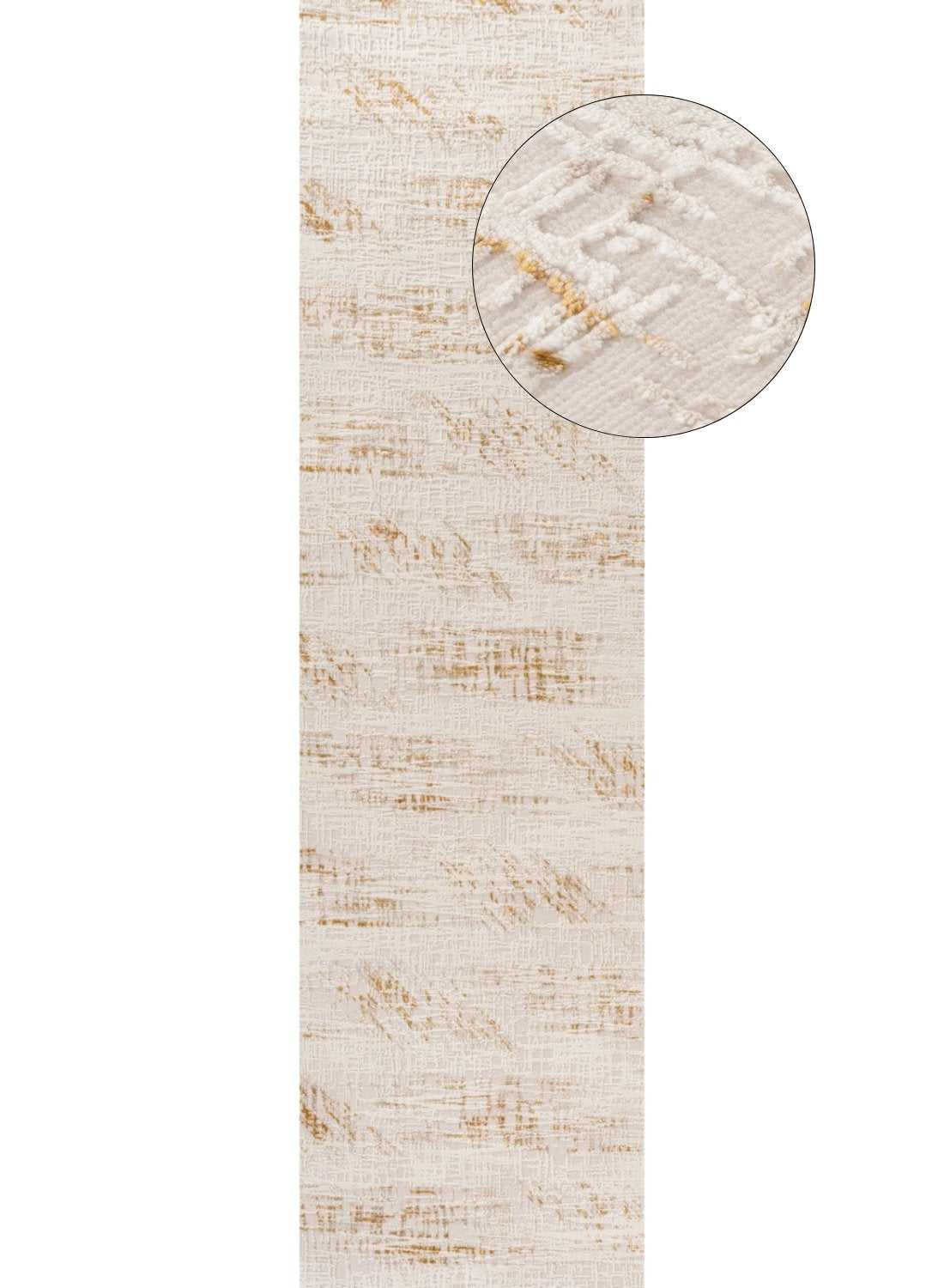 Carmel Cream-Gold Abstract Rug – 6030