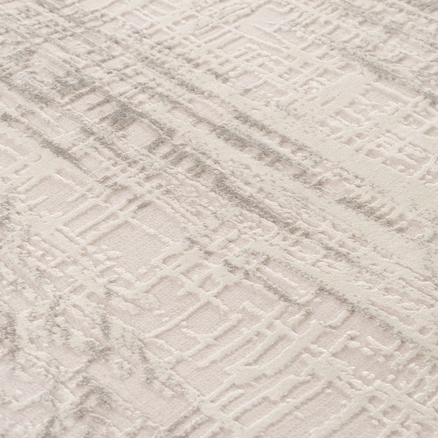 Carmel Cream-Grey Abstract Rug – 6030