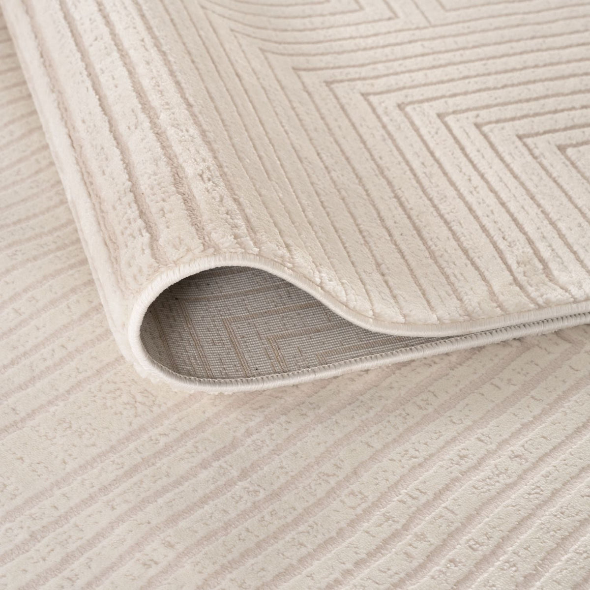 Carmel Cream Geometric Rug – 6040