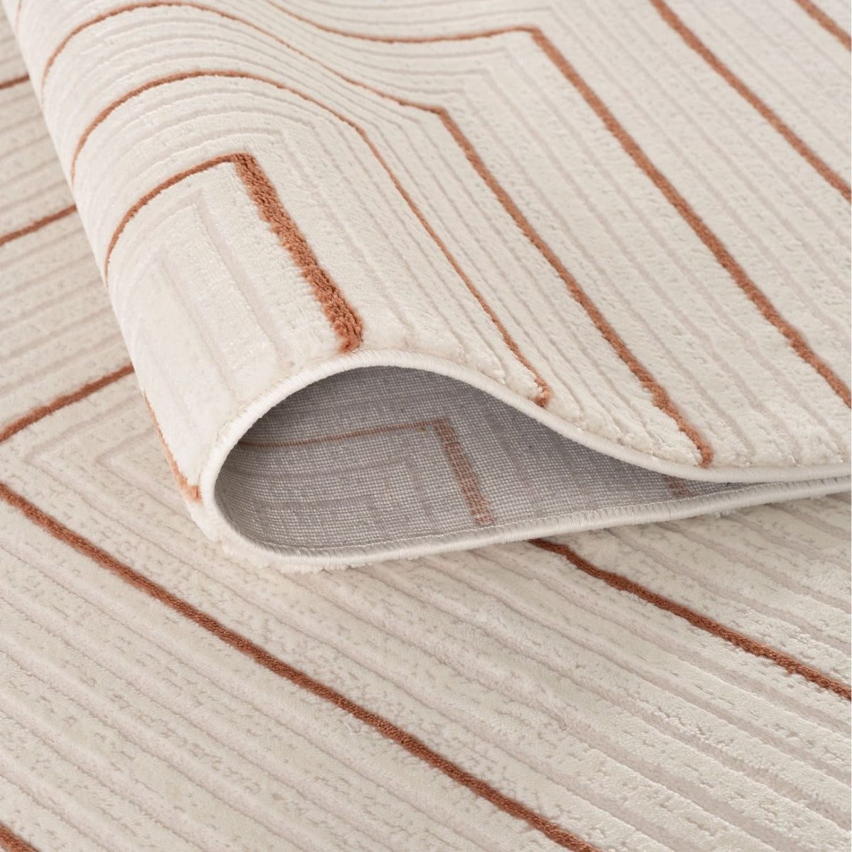 Carmel Cream-Terra Geometric Rug – 6040