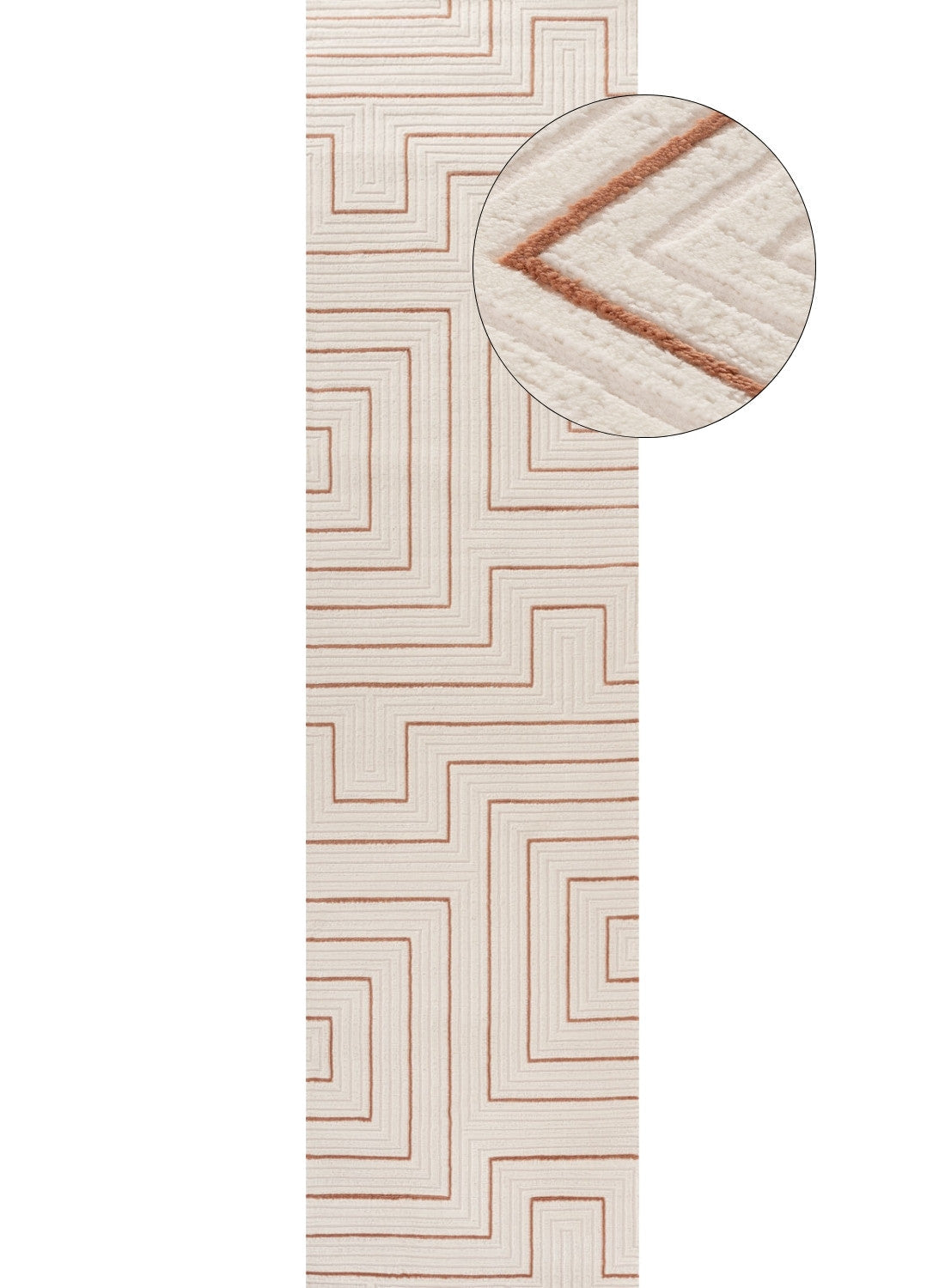 Carmel Cream-Terra Geometric Rug – 6040
