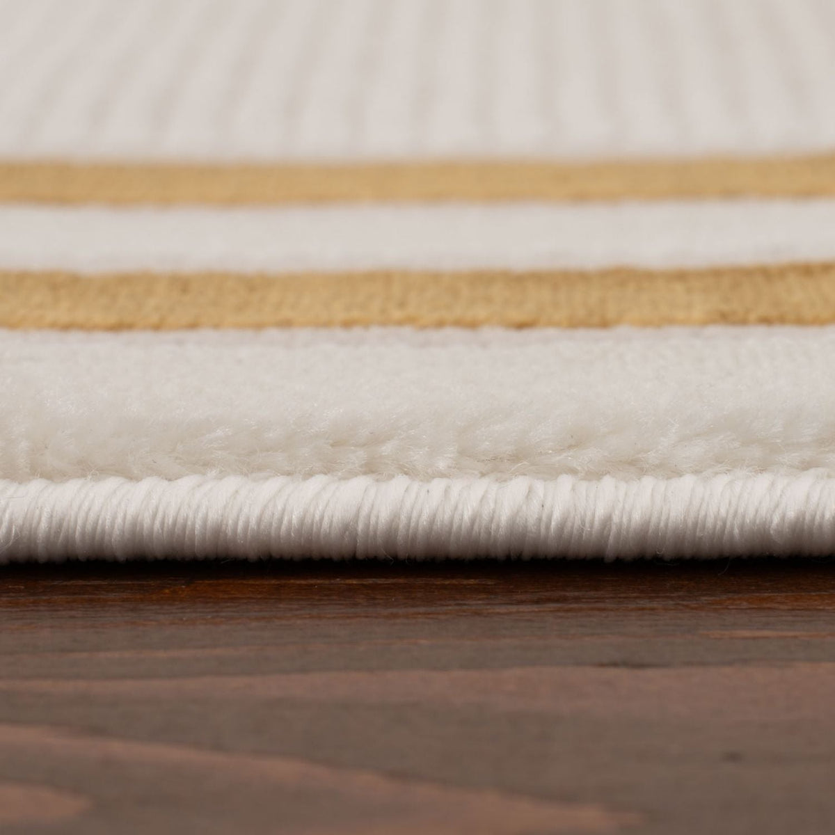 Carmel Cream-Gold Bordered Rug – 6060