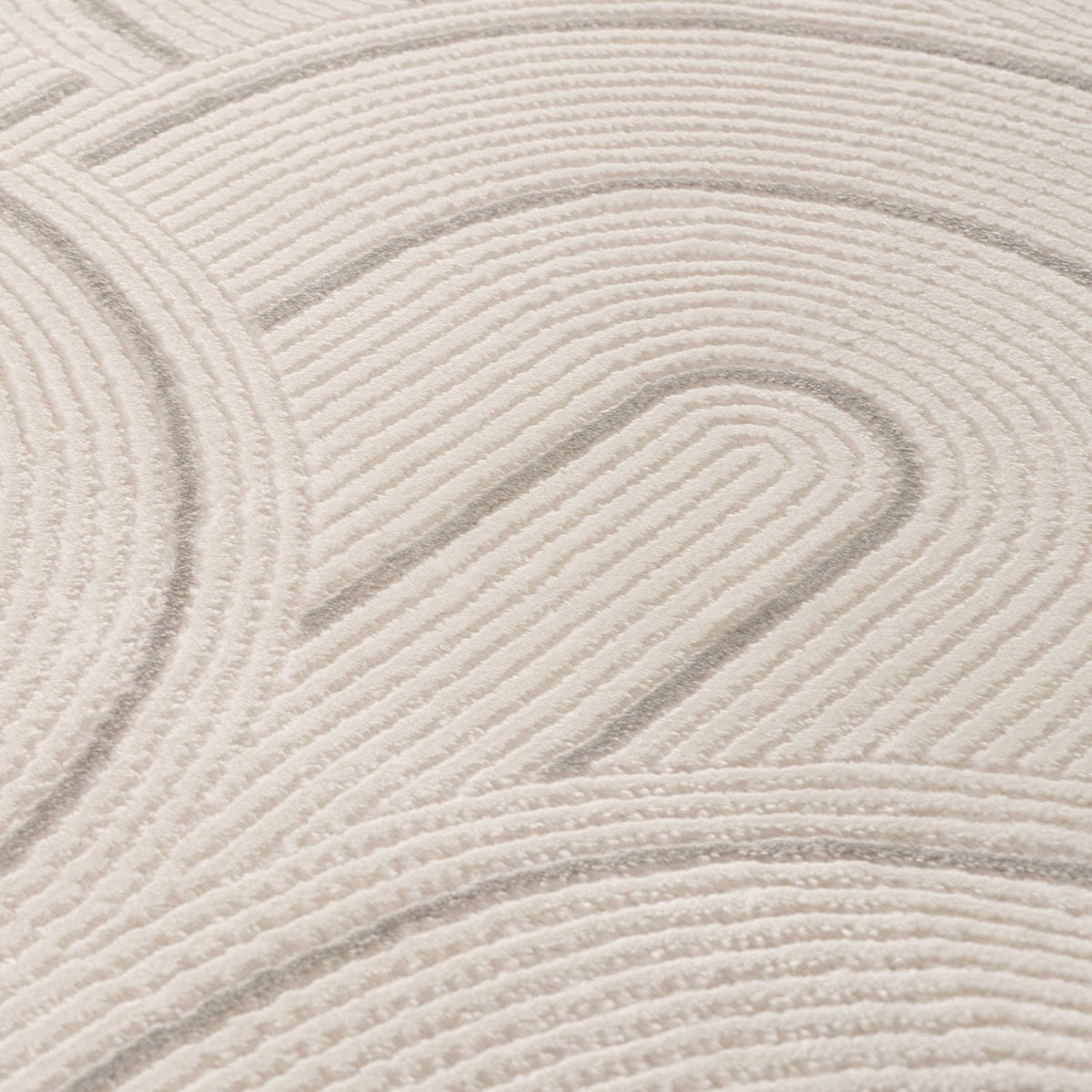 Carmel Cream-Grey Geometric Rug – 6070