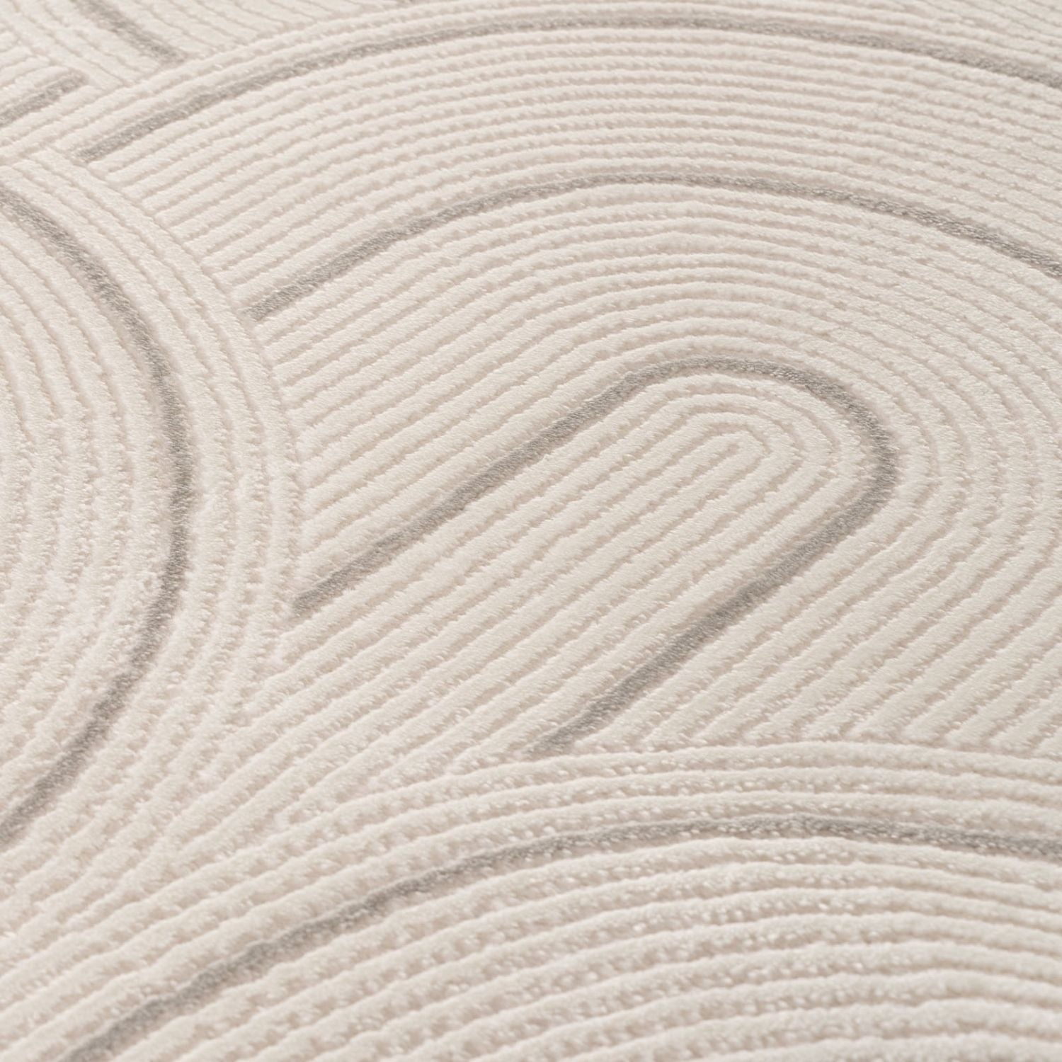 Carmel Cream-Grey Geometric Rug – 6070