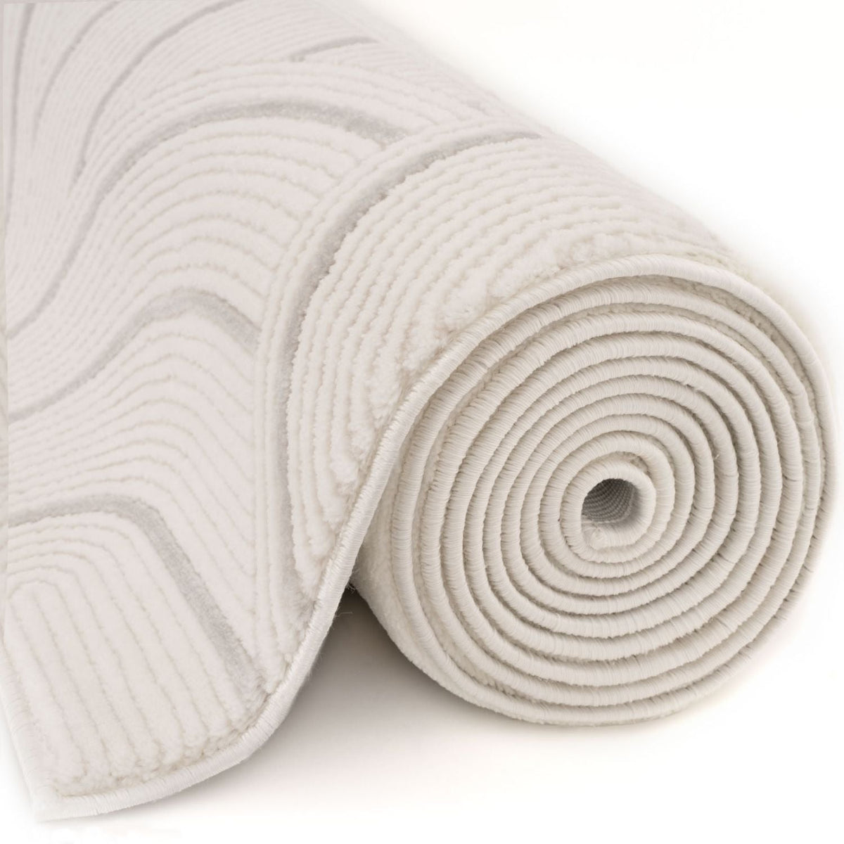 Carmel Cream-Grey Geometric Rug – 6070
