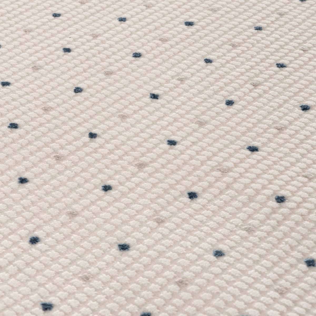 Carmel Cream-Blue Dots Rug – 6080