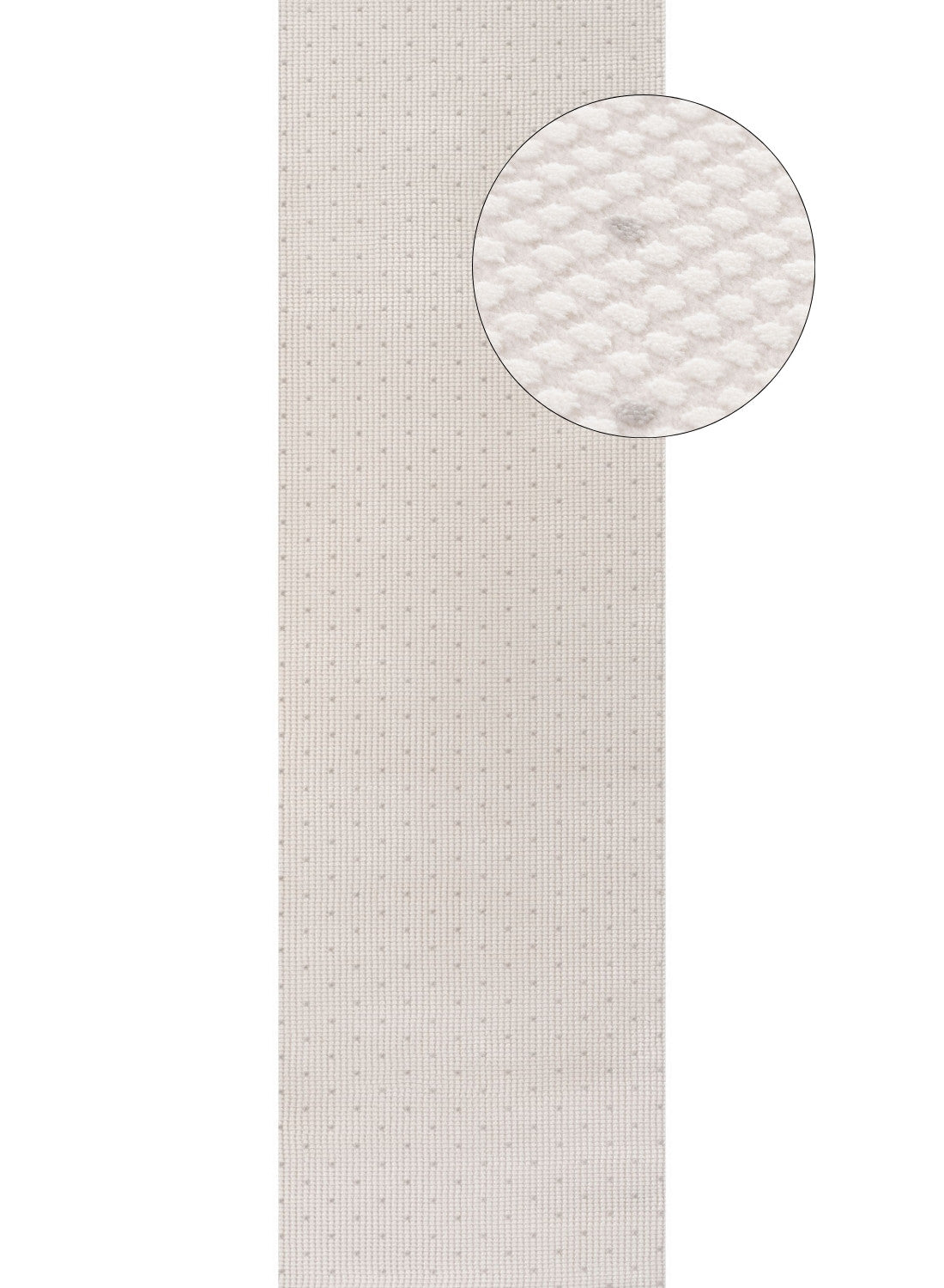 Carmel Cream-Grey Dots Rug – 6080