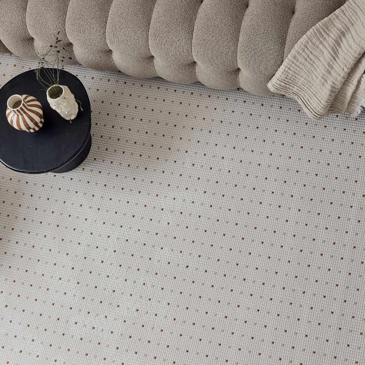Carmel Cream-Terra Dots Rug – 6080