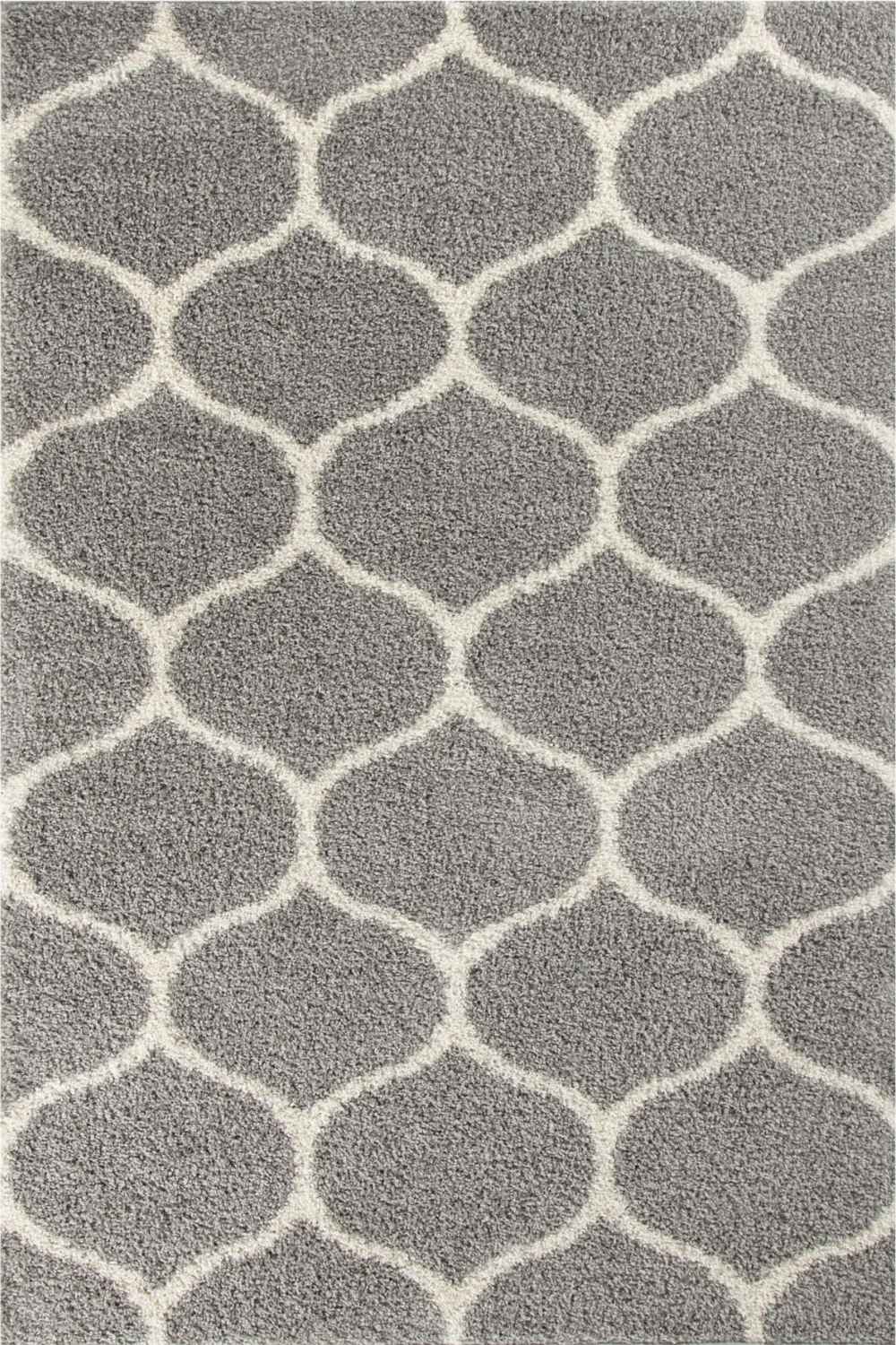 Moroccan Grey Shaggy Rug – 610