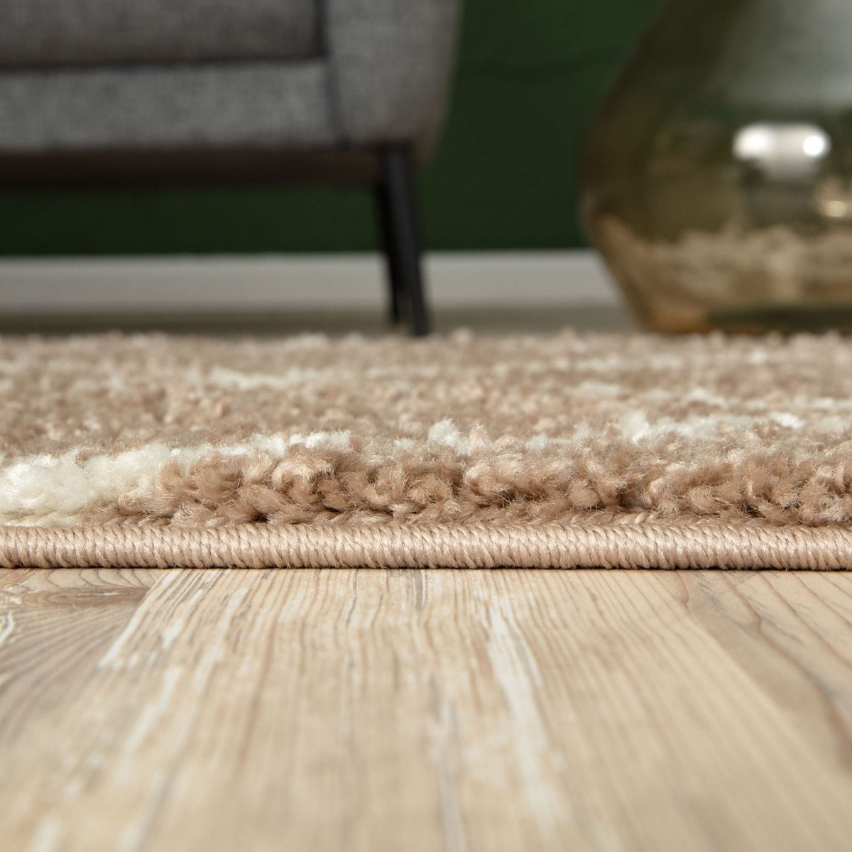 Moroccan Beige Shaggy Rug – 620