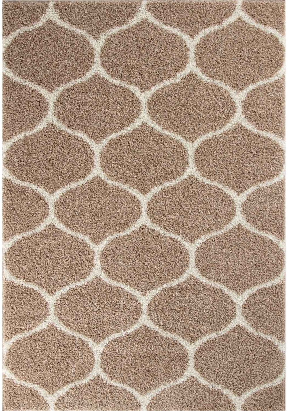 Moroccan Beige Shaggy Rug – 620