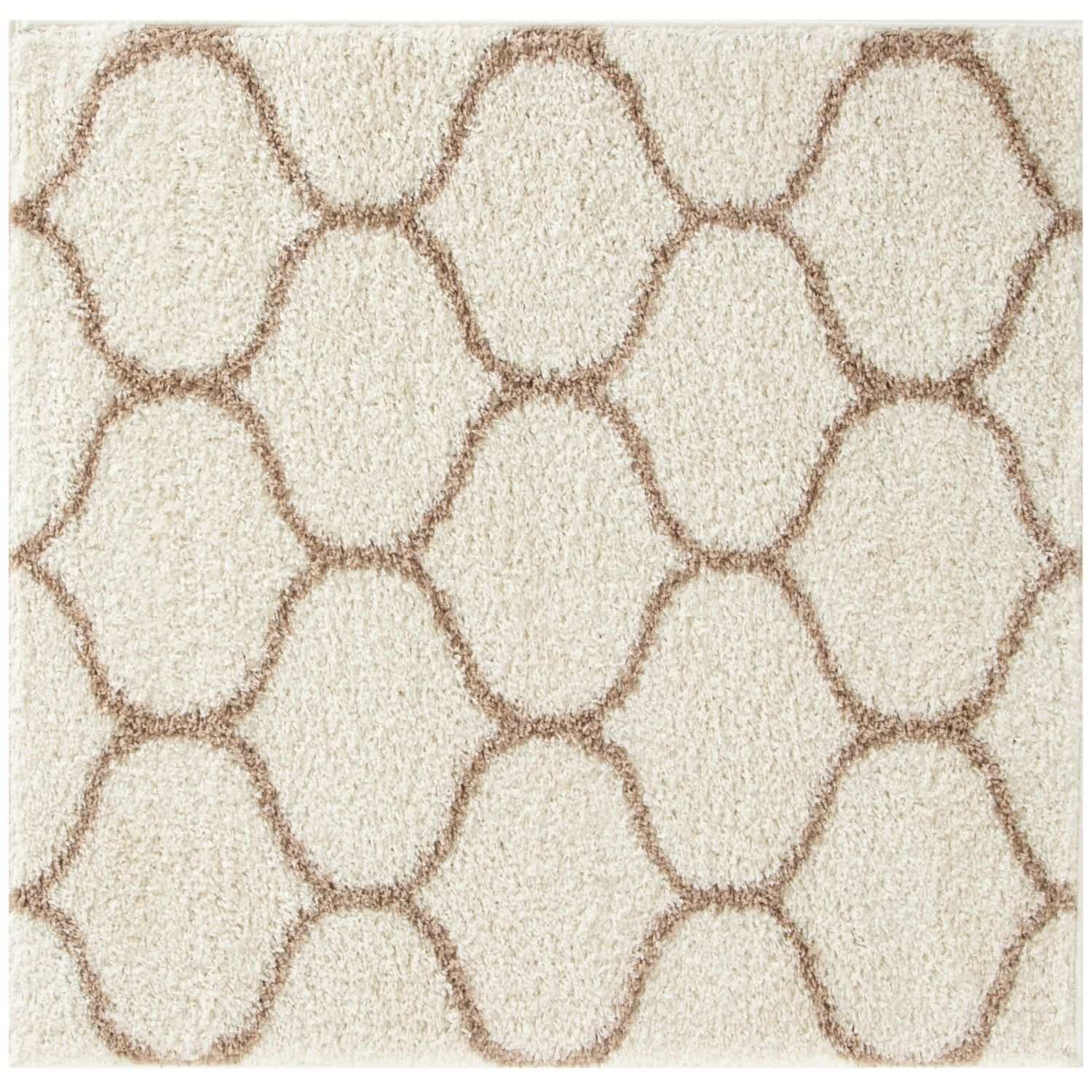 Moroccan Ivory Shaggy Rug – 630