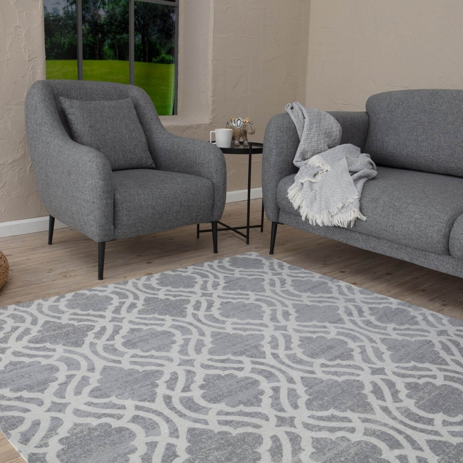 Washable Rug Carina Grey – 6901G