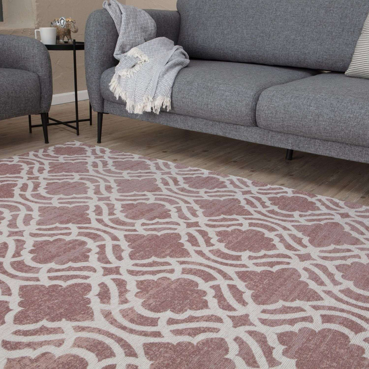 Washable Rug Carina Pink – 6902P