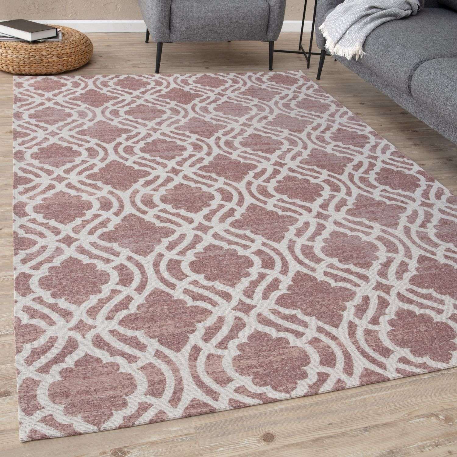 Washable Rug Carina Pink – 6902P