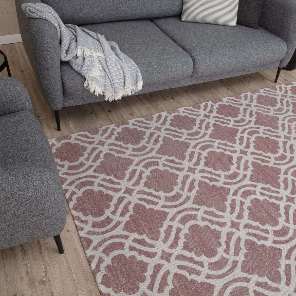 Washable Rug Carina Pink – 6902P