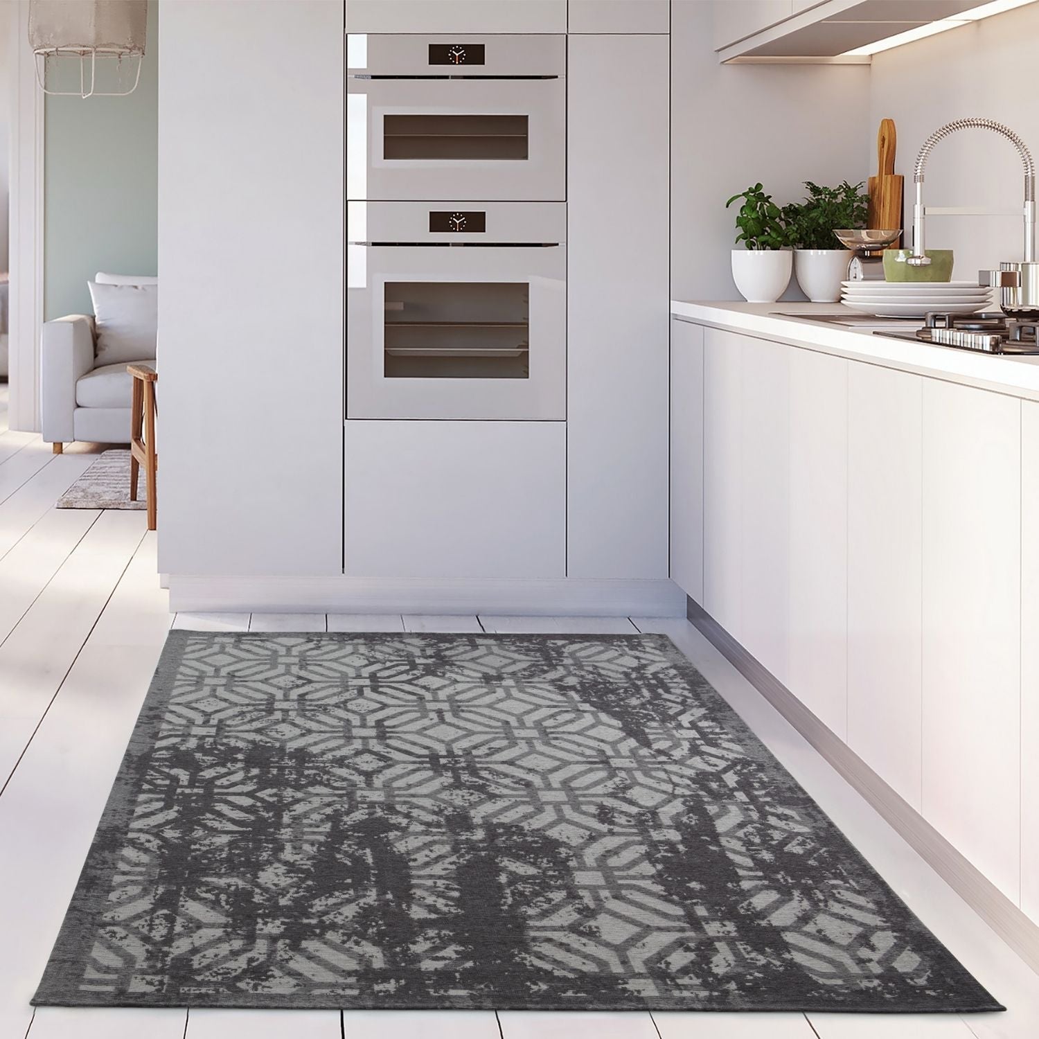 Washable Rug Carina Black – 6930B