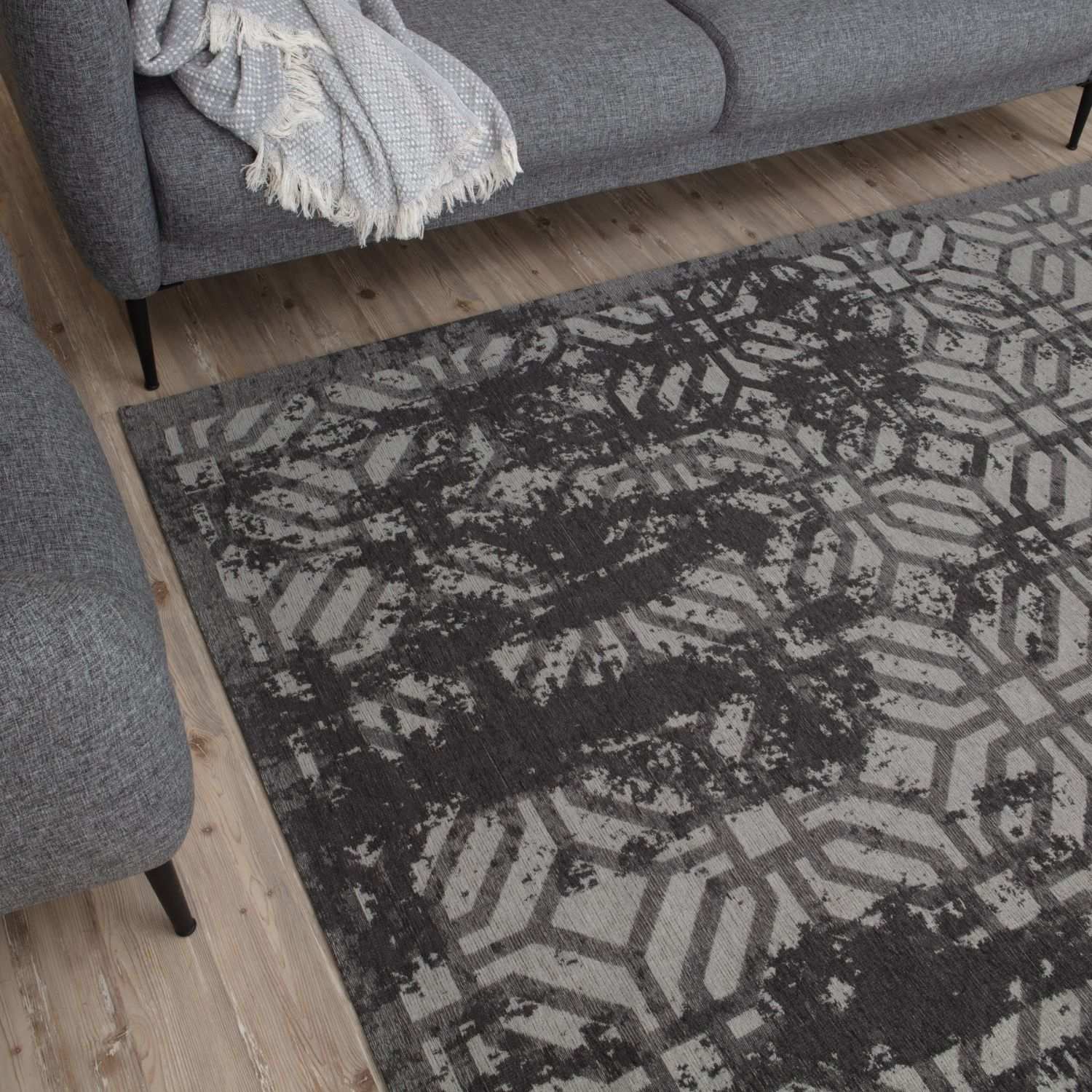 Washable Rug Carina Black – 6930B