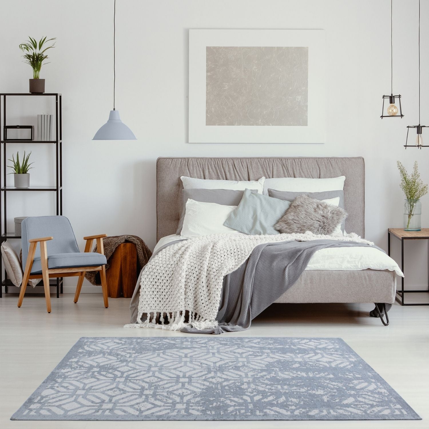 Washable Rug Carina Blue – 6931B