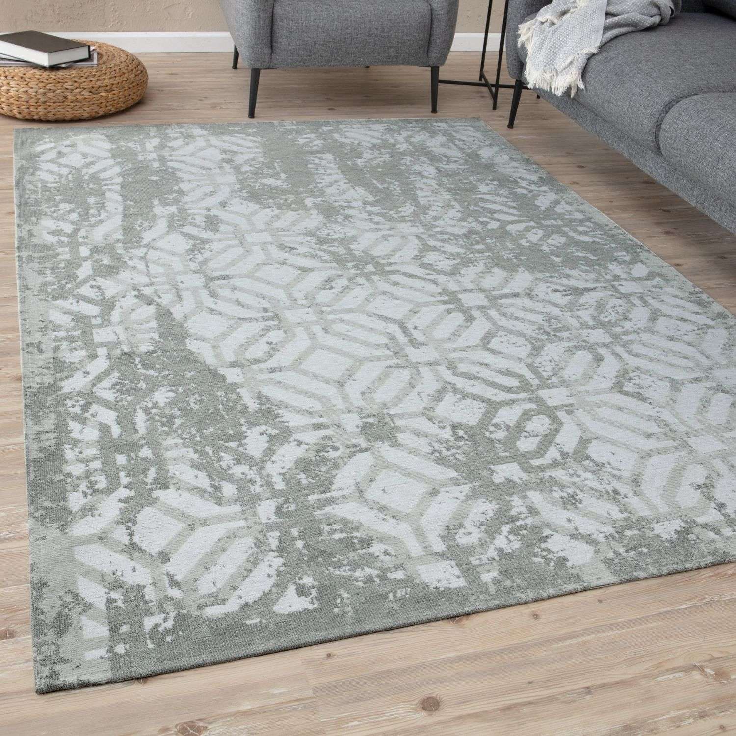 Washable Rug Carina Green – 6934