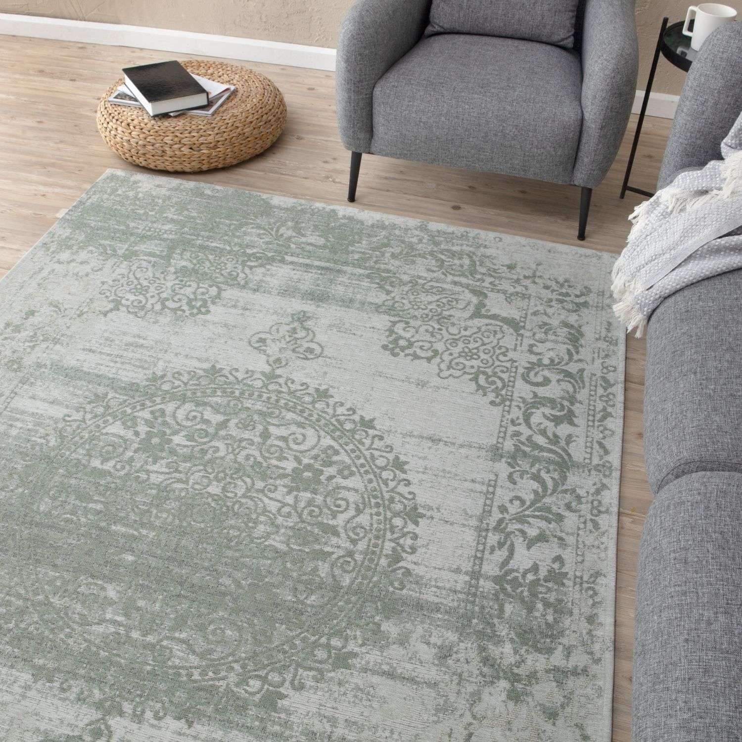 Washable Rug Carina Green – 6944