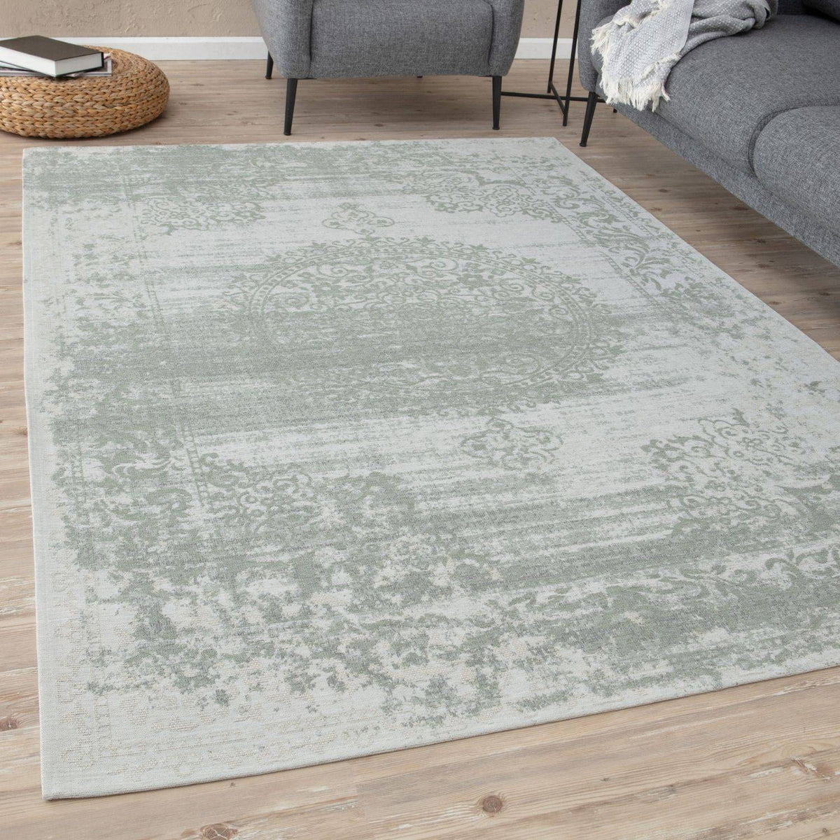 Washable Rug Carina Green – 6944
