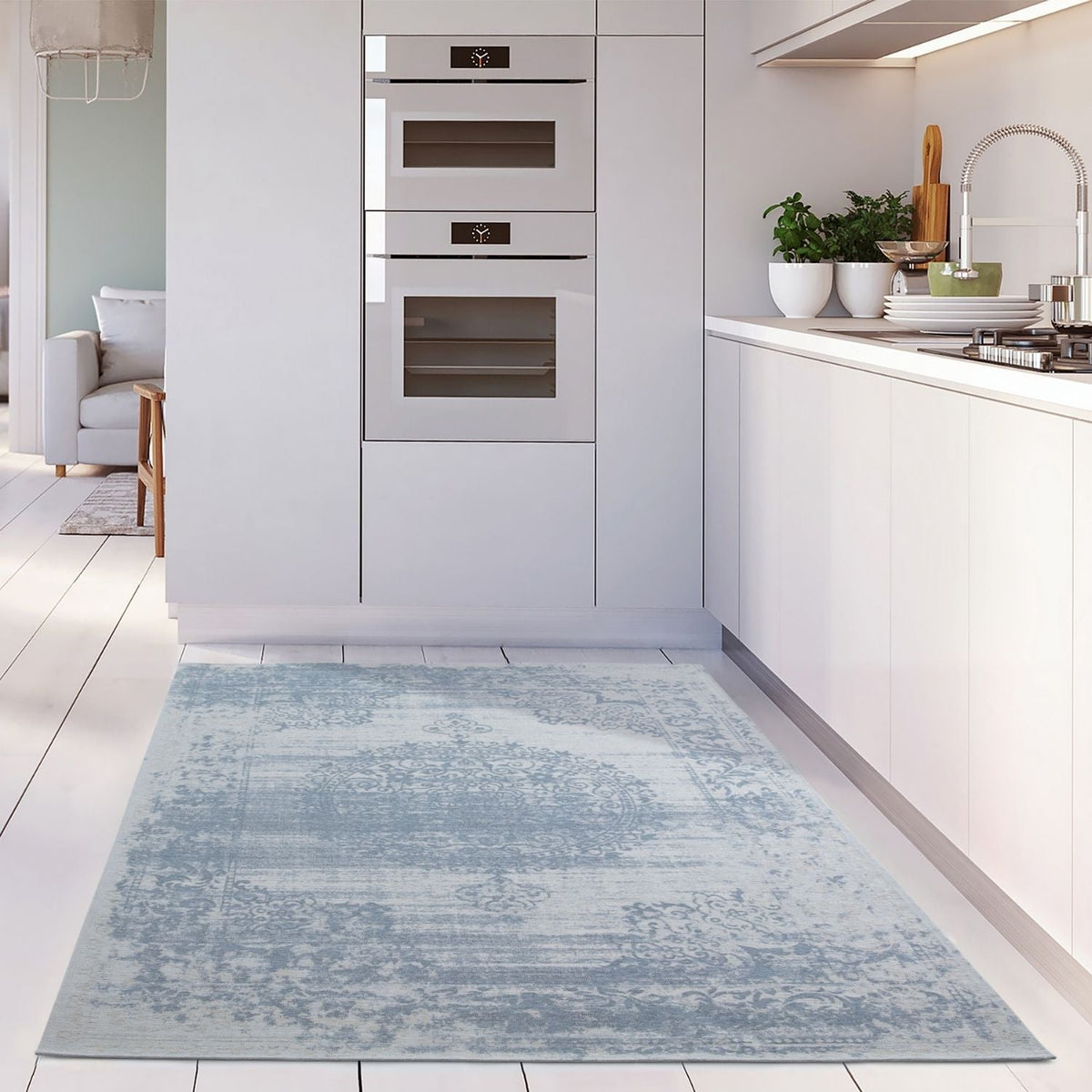 Washable Rug Carina Blue – 6945