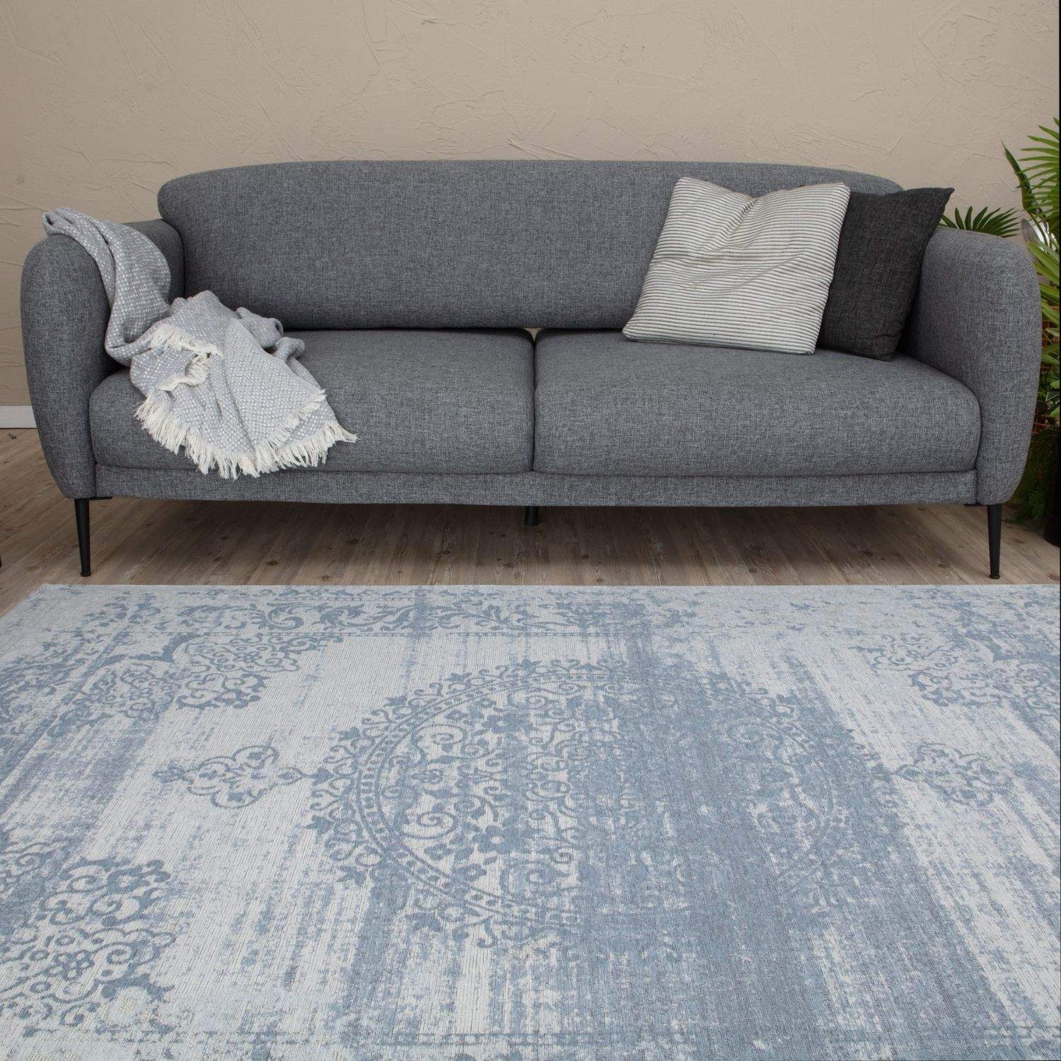 Washable Rug Carina Blue – 6945