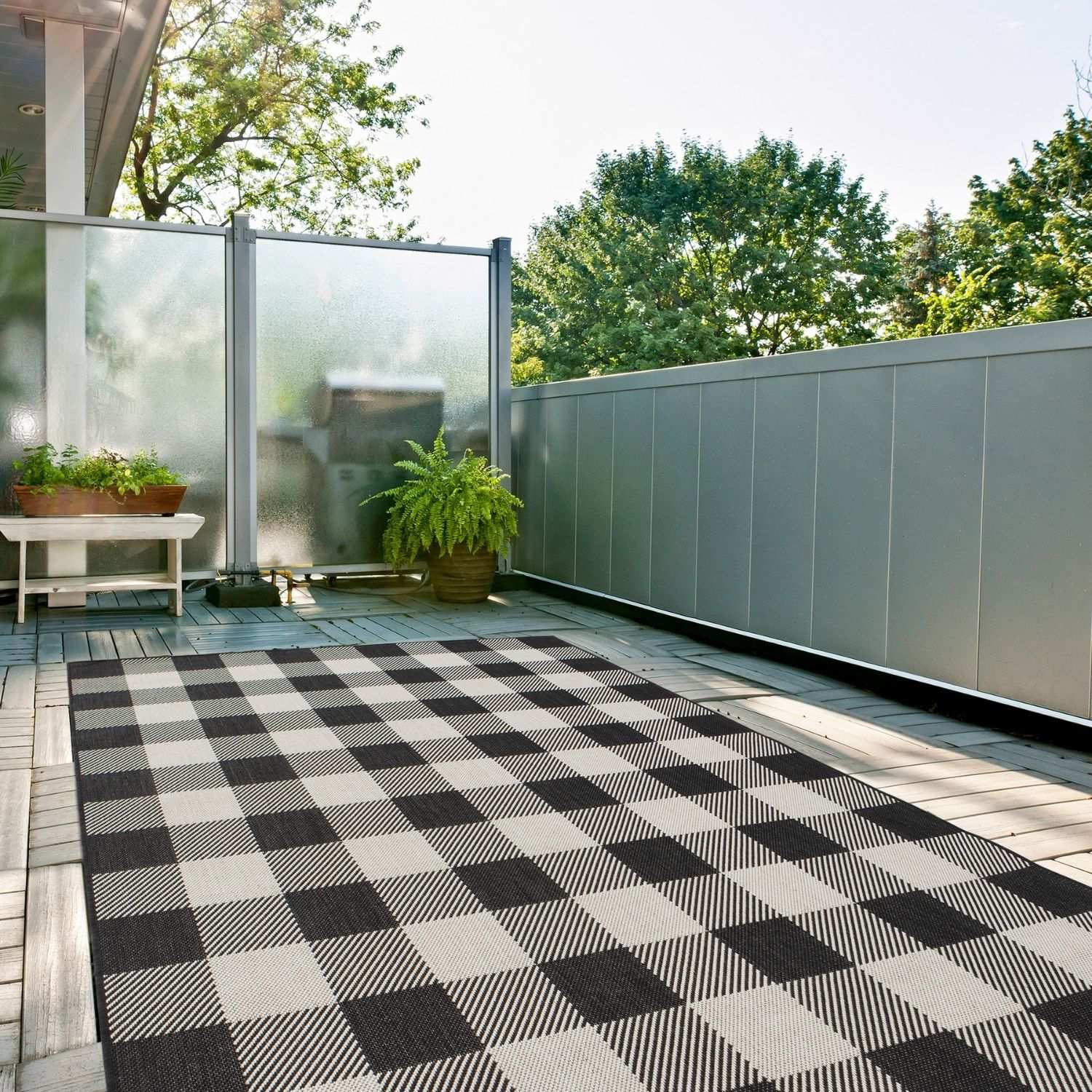 Ecology Outdoor Rug Black – 700BL