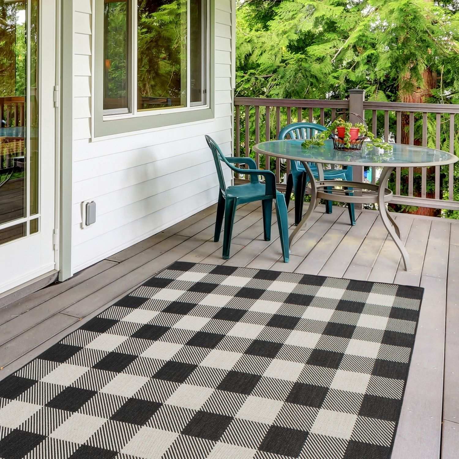Ecology Outdoor Rug Black – 700BL