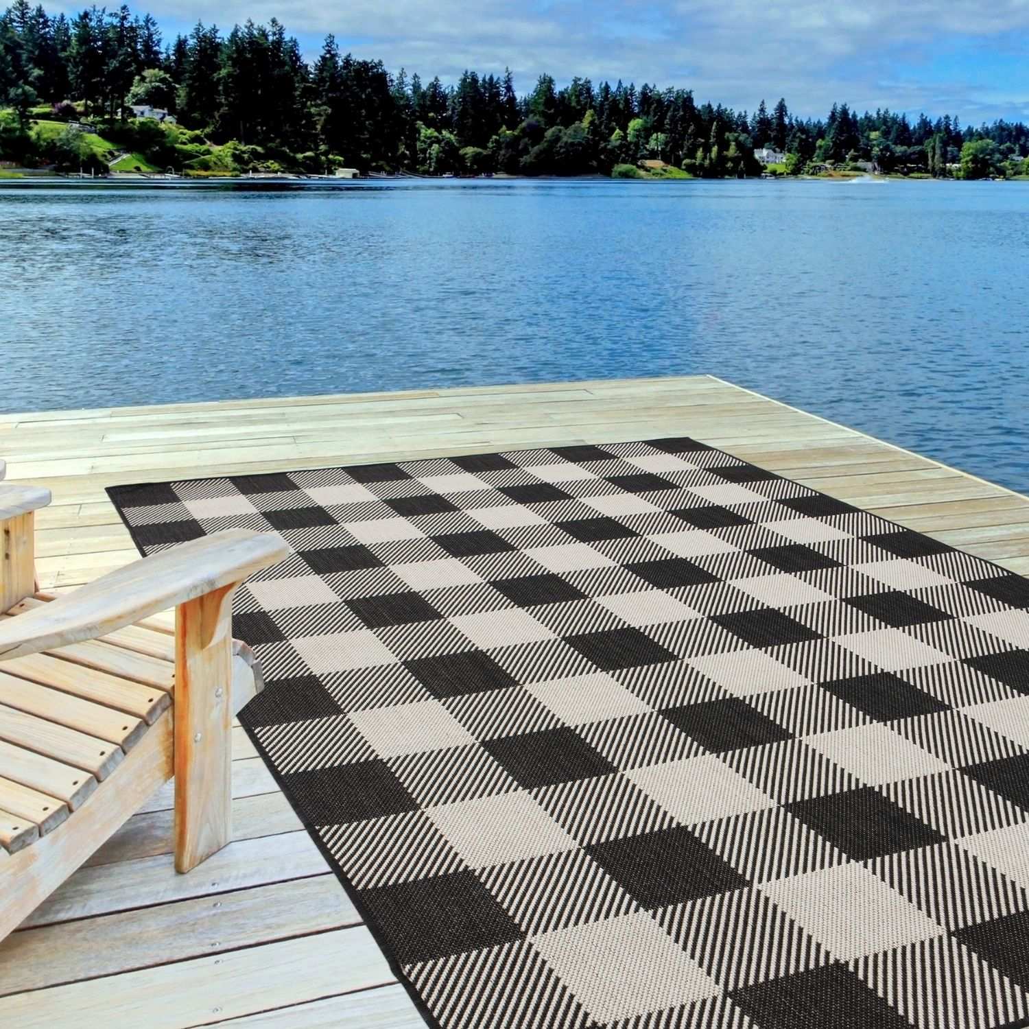 Ecology Outdoor Rug Black – 700BL