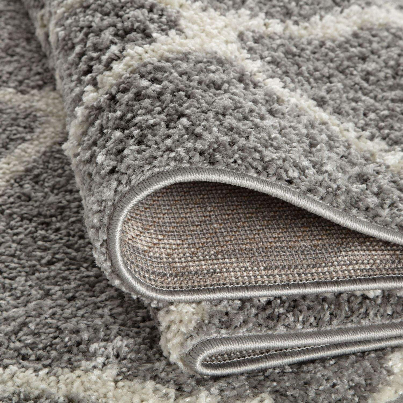 Moroccan Grey Shaggy Rug – 710